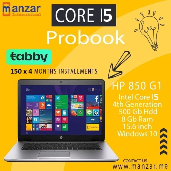 HP Elitebook 850 G1 15.6 HD, Core i5- (Limited Stock)